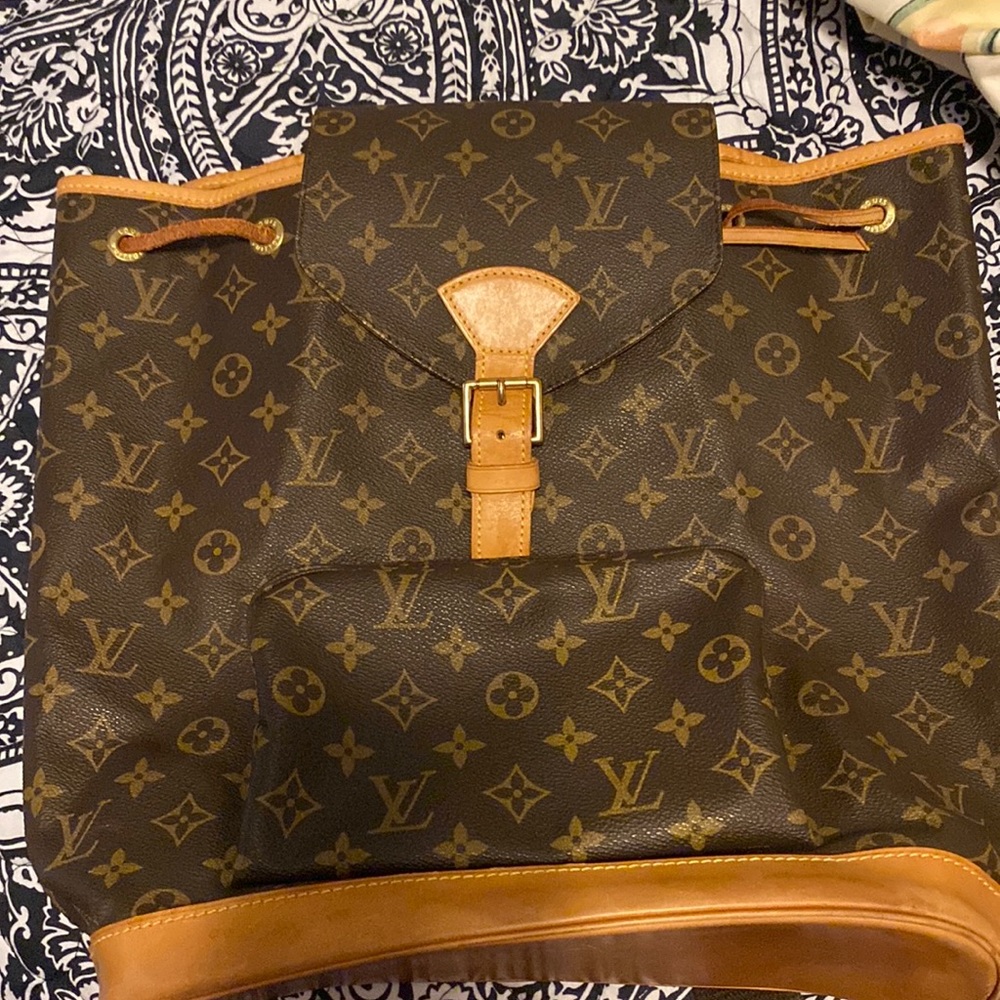 Louis Vuitton Montsouris Vintage GM Monogram Canvas Backpack